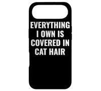 Funny Everything I Own is Covered in Cat Hair Feline Friend Coque pour iPhone Air
