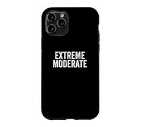 Funny Extreme Moderate Liberal Conservative Politics Design Coque pour iPhone 11 Pro
