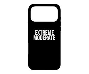 Funny Extreme Moderate Liberal Conservative Politics Design Coque pour iPhone 17 Pro Max