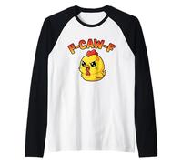 Funny F-Caw-F f CAW f Crow Kawi Chicken pour Femmes et Hommes FCAW Manche Raglan