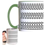 Funny F*ck This Shit Hidden Message Cup F*ck This Shit Hidden Message Tasse à café drôle Cadeau amusant pour collègues, travail, bête, cadeaux de bureau amusants (vert)