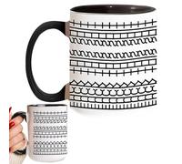 Funny F*ck This Shit Hidden Message Cup F*ck This Shit Hidden Message Tasse à café drôle Cadeau amusant pour collègues, travail, bête, cadeaux de bureau amusants (blanc)