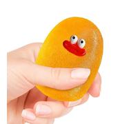 Funny Face Squeeze Toy - Large Eyes Sausage Lips Stress Relief Fidget for Kids Adults | Soft Elastic Sensory Squishy Toy, Hand Decompressions Plaything for Home Classroom Dorm Travel Road Trip Party