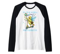 Funny Fairy Duck Meme Scooter en Route vers Un Personnage Manche Raglan
