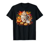 Funny Fall Coffee Mug for Autumn Women Cookie Crunch Coffee T-Shirt