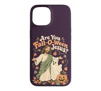 Funny Fall O Ween Jésus Automne Halloween Chrétien Coque pour iPhone 15