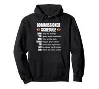 Funny Fantasy Football Commissioner Schedule Draft Day Sweat à Capuche