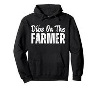 Funny Farmer Life Dibs on The Farmer Funny Farm Wife Sweat à Capuche
