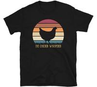 Funny Farming Farm Animal The Chicken Whisperer Short-Sleeve Unisex T-Shirt(Large)