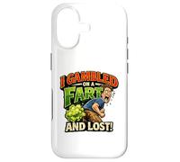 Funny Fart Joke - I Gambled on a Fart and Lost - Humour Brut Coque pour iPhone 17