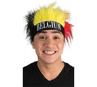 Funny Fashion - Bandeau Perruque marqué Belgique Bonnets, Masques et Accessoires pour fête (e57685)