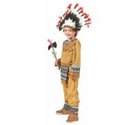 Funny Fashion Déguisement de Cherokee Indien (9-10 Ans)