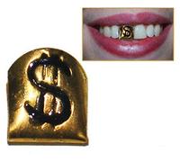 Funny Fashion Fausse dent de Dollars - Taille Unique