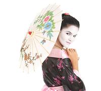 Funny Fashion Ombrelle Chinoise 60 cm - Blanc - Taille Unique