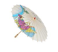 Funny Fashion Parapluie chinois parapluie en bois et papier 85 cm