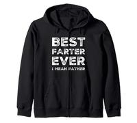 Funny Father's Day Best Farter Ever Dads Dad Saying Humour Sweat à Capuche