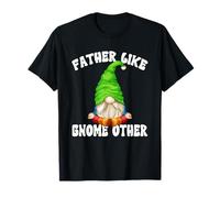 Funny Fathers Day GNOME Grandpa Graphic for Men Yoga Dad T-Shirt