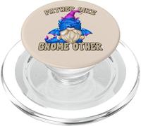 Funny Fathers Day GNOME Graphic for Men Bearded Dragon Dad PopSockets PopGrip pour MagSafe