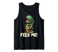 Funny Feed Me Always Hungry Venus Fly Trap Chemise Halloween Débardeur