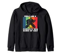 Funny Feels Like A Penalty Box Kind of Day T-Shirt de Hockey Amusant Sweat à Capuche