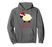 Funny Feliz Navidad Polaire Navidad Cute Christmas Lamb Sweat à Capuche