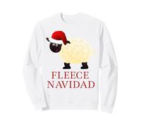 Funny Feliz Navidad Polaire Navidad Cute Christmas Lamb Sweatshirt