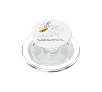 Funny Femmes Wake Surf Girl Wake Surfer Surfer PopSockets PopGrip pour MagSafe