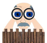 Funny Fence Decoration Garden Ornement Outdoor Yard Decor