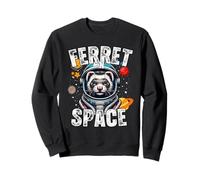 Funny Ferret Designs « Ferret In Space » pour les amateurs de furet Sweatshirt