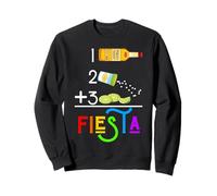 Funny Fiesta Boisson Tequila Sel Lime Shot Boissons Math Sweatshirt