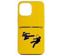 Funny Figures Stick Men Cartoon Fight Gaming Graphic Design Coque pour iPhone 13 Pro Max