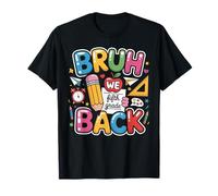 Funny First Day of School 5th Fifth Grade Bruh We Back T-Shirt