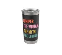 Funny First Name Design for Women - Juniper Gobelet isotherme en acier inoxydable double paroi