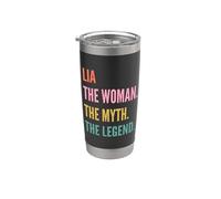 Funny First Name Design for Women - Lia Gobelet isotherme en acier inoxydable double paroi
