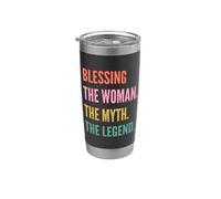 Funny First Name Design Woman Myth Legend - Blessing Gobelet isotherme en acier inoxydable double paroi