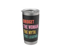 Funny First Name Design Woman Myth Legend - Bridget Gobelet isotherme en acier inoxydable double paroi