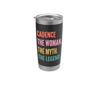 Funny First Name Design Woman Myth Legend - Cadence Gobelet isotherme en acier inoxydable double paroi