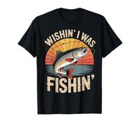 Funny Fisherman Life Catch Fish Hook Lake River Outfit T-Shirt
