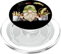Funny Fishing and Beer Motif for Men and Dad Fisherman GNOME PopSockets PopGrip pour MagSafe