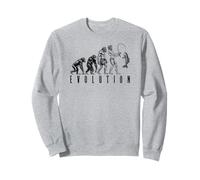 Funny Fishing Evolution Pêcheur, Papa, Fête des Pères, Poisson Sweatshirt