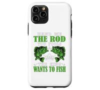 Funny Fishing King Citation Hand Me The Rod Coque pour iPhone 11 Pro