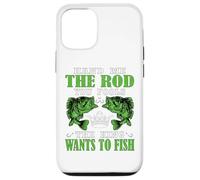 Funny Fishing King Citation Hand Me The Rod Coque pour iPhone 12/12 Pro