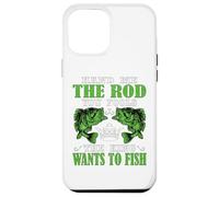Funny Fishing King Citation Hand Me The Rod Coque pour iPhone 12 Pro Max