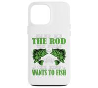 Funny Fishing King Citation Hand Me The Rod Coque pour iPhone 13 Pro Max