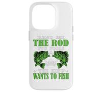 Funny Fishing King Citation Hand Me The Rod Coque pour iPhone 14 Pro