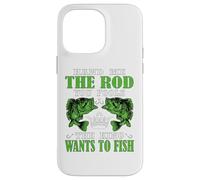Funny Fishing King Citation Hand Me The Rod Coque pour iPhone 14 Pro Max
