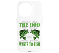 Funny Fishing King Citation Hand Me The Rod Coque pour iPhone 15 Pro