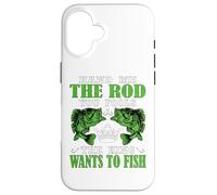 Funny Fishing King Citation Hand Me The Rod Coque pour iPhone 16