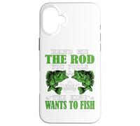 Funny Fishing King Citation Hand Me The Rod Coque pour iPhone 16 Plus