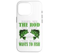 Funny Fishing King Citation Hand Me The Rod Coque pour iPhone 16 Pro